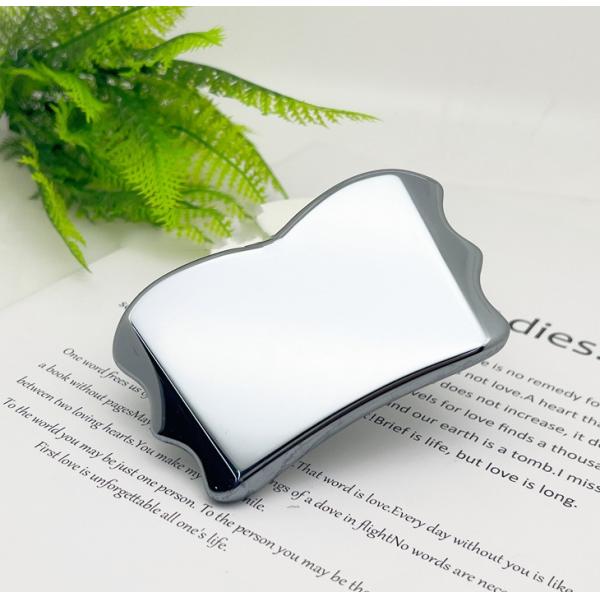 Terahertz Gua Sha Stone for Face Eyes Neck Hot Cold Massaging Scrapping Board to Relieve Pain and Improve Body Muscles