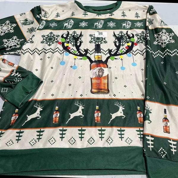 XMAMLON Custom Round-neck Shirt Casual Men's Clothing Sweater Christmas Printed Sweater