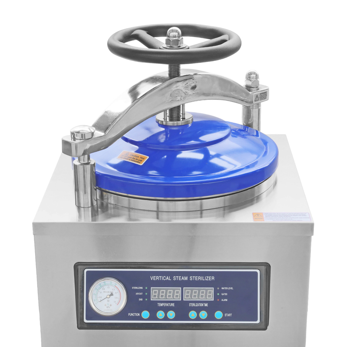 Cenlee Sample Preparation Lab Vertical Steam Sterilizer 116-134°C Microcomputer Control Stainless Steel Laboratory Autoclave