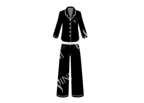 Durable Ladies Viscose Pyjamas Modal Pj Set Button Through Top And Long Pants