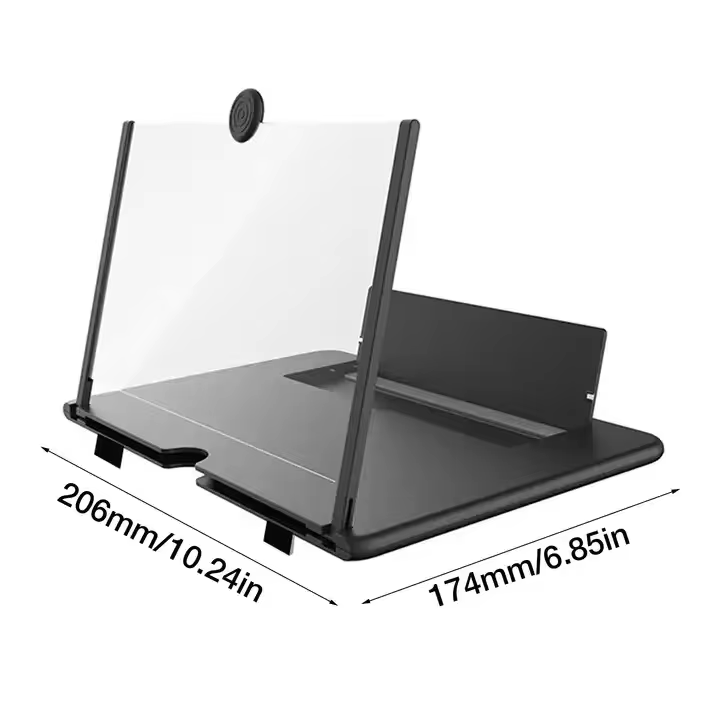 3D HD Screen Magnifier Folding Magnifier Portable Magnifying Glass  for for Movies Videos and Gaming