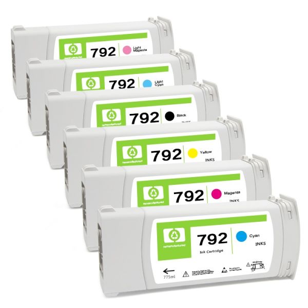 Betcolor Latex Cartridge Compatible 792 H P Designjet L26500/L28500 Printers-Re-Manufactured Full 775ML Latest Chip 100%