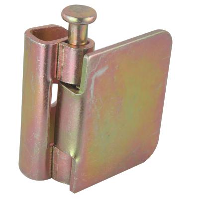 Dobradiças de liga de zinco tipo luz natural banhadas a zinco para porta de armário