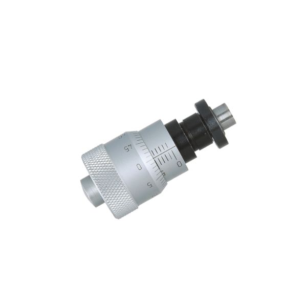 Large Diameter Thimble Micrometer Head 0-0.25 Range 0.001 Graduation ±0.0002 Accuracy Flat Face with Clamp Nut