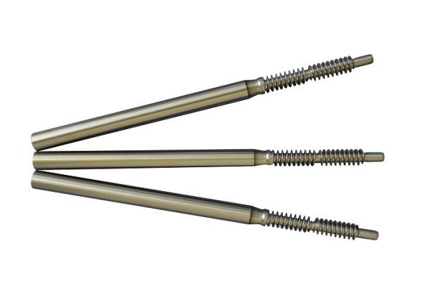 Módulo diminuto de aço inoxidável do eixo de engrenagem 3,0 do dente reto dos dentes do eixo da movimentação 6 do sem-fim