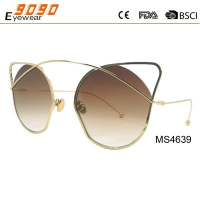 Women Fashion Retro Cat Eye Mirrored Sunglasses Designer Glasses Shades Eyewear