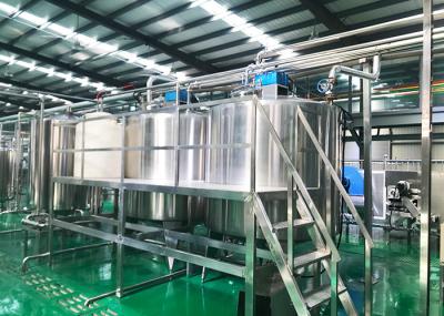 Custom High Speed Beverage Blending And Packaging Line Easy Operation