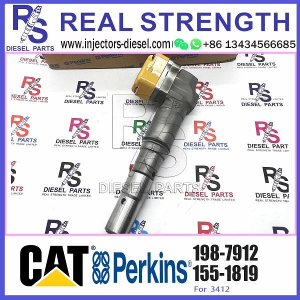 Excavator Spare Parts Diesel Fuel Injector 174-7526 198-6877 232-1166 198-7912 For Caterpillar 3412E 651E 657E 69D