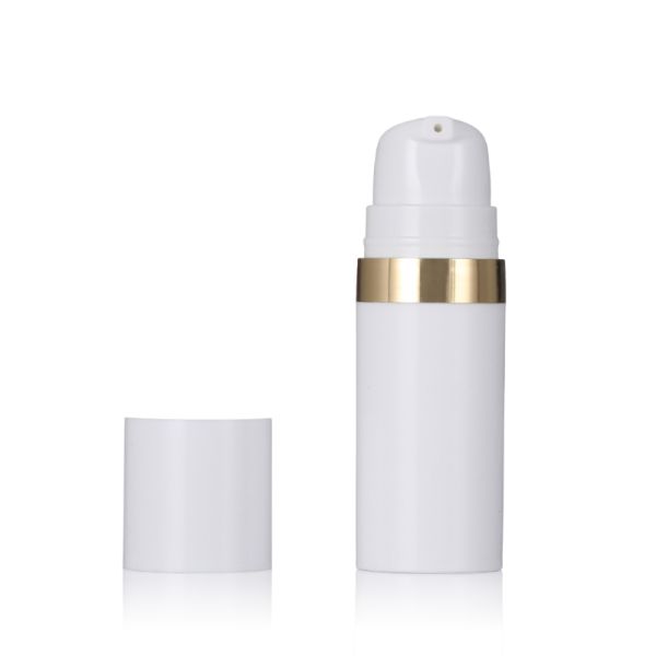 High Quality Sample Small Bottles 15ml Sun Cosmetic Airless Bottle for Men