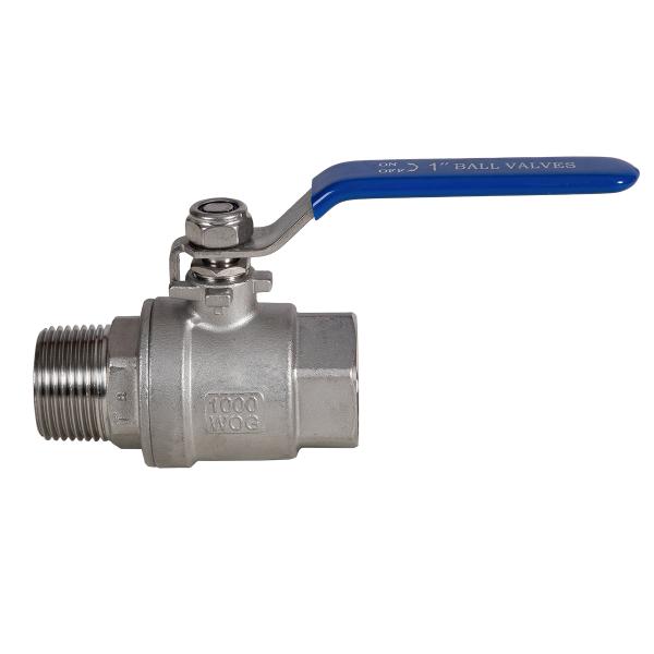 Stainless Steel Ball Valve ,Male to Female, Full Port Valve for Water,Oil and Gas