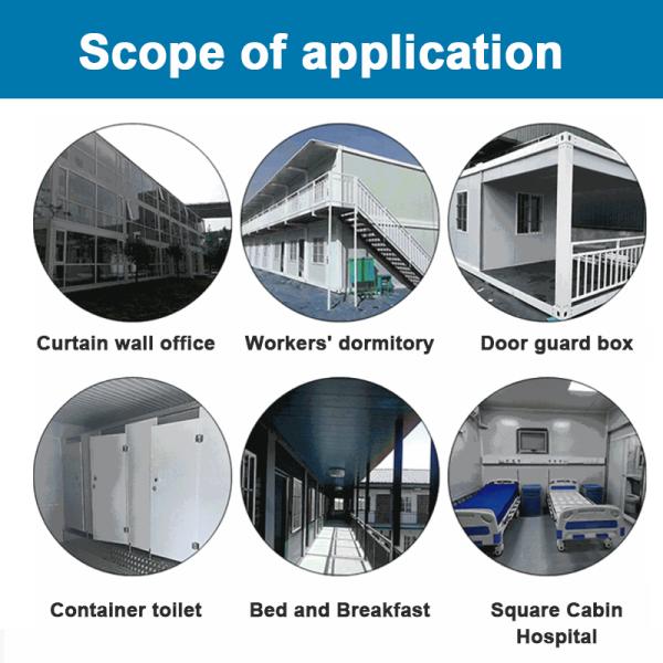 Container Mobile Room Movable Quick-assembly Container House Temporary Residential Housing Commercial Street Villa