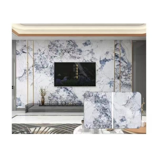 Mirror High Gloss PVC Marble Wall Panel Sheets 2.0mm - 3.2mm Thickness Lightweight