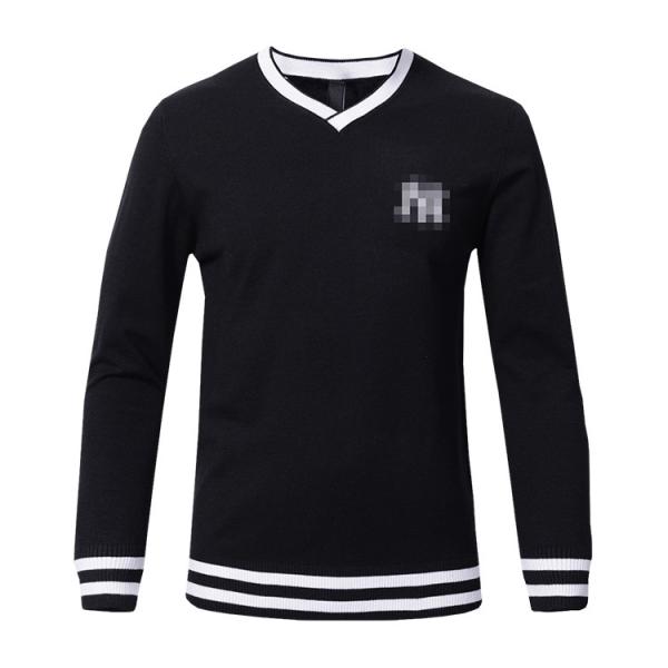 Knitted Woolen Mens Warm Winter Sweaters  / V Neck Pullover Sweater