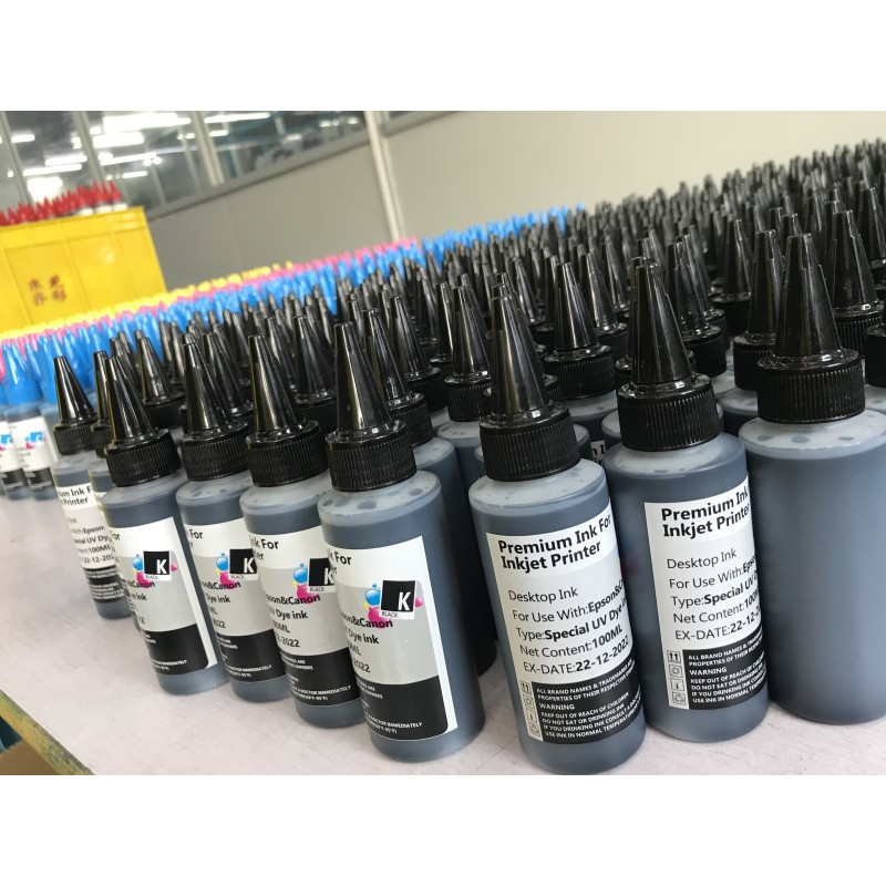Fcolor Universal Compatible Refil Special UV Dye Ink for 1 L UV Customized Packaging