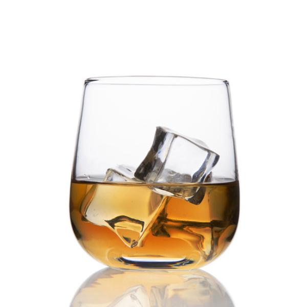 Hot Selling Lead-Free Crystal Creative Round Bottom Bevel Custom Glass Whiskey Glass