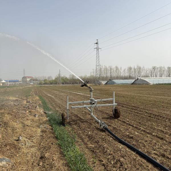 Aspersor de carrete de manguera agrícola Pistola de lluvia Estructura robusta Sistema de riego para granjas
