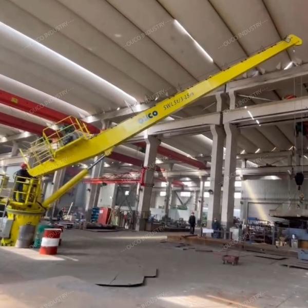 5 Ton Marine Deck Crane Carbon Steel / Stainless Steel With On-Site Technical Support