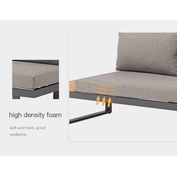 Modern Design Outdoor Garden Furniture Metal Aluminum Lounge Set for Patio Sofa