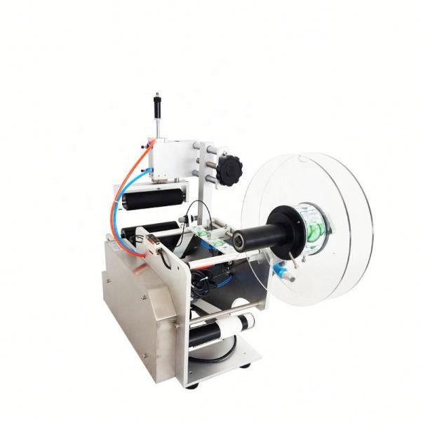 Pneumatic Packaging Labeling Machine Semi Automatic For Round Bottle