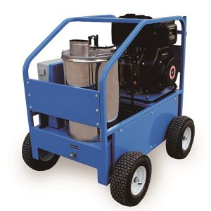 Nettoyeur haute pression à eau chaude diesel 250 bars pour le nettoyage des saletés huileuses