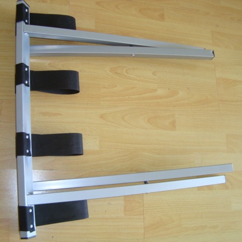 Soporte plegable del equipaje del hotel de la astilla del portaequipajes del metal con las piernas rectas