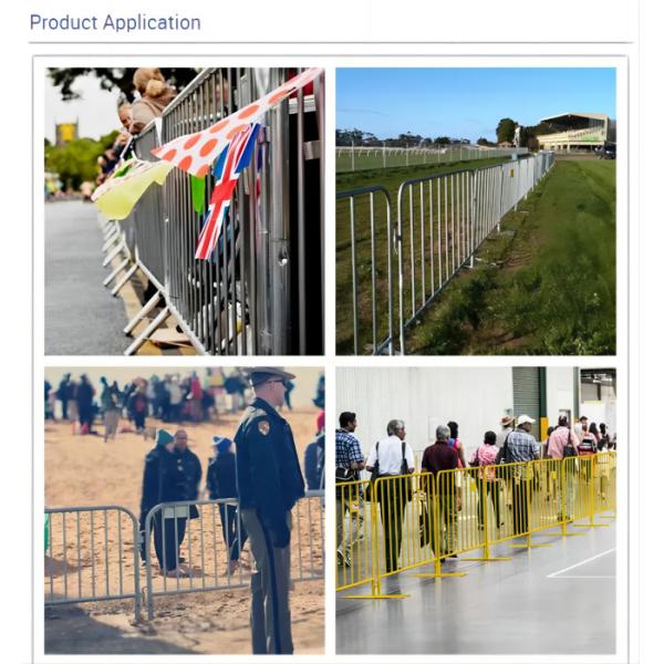 аксессуары обеспечения безопасности на дорогах Cades барьера дороги движения металла 100cm желтые черные с крюком