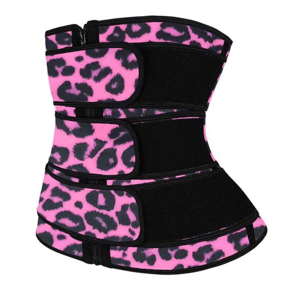 Correia de With Zipper And do instrutor da cintura da cópia do leopardo do núcleo para o uso diário
