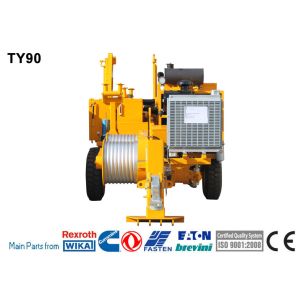Cummins Engine Hydraulic Cable Puller Overhead Line Stringing Equipment