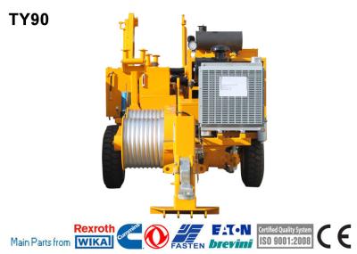Moteur Cummins Tireur de câble hydraulique Équipement de câblage de ligne aérienne