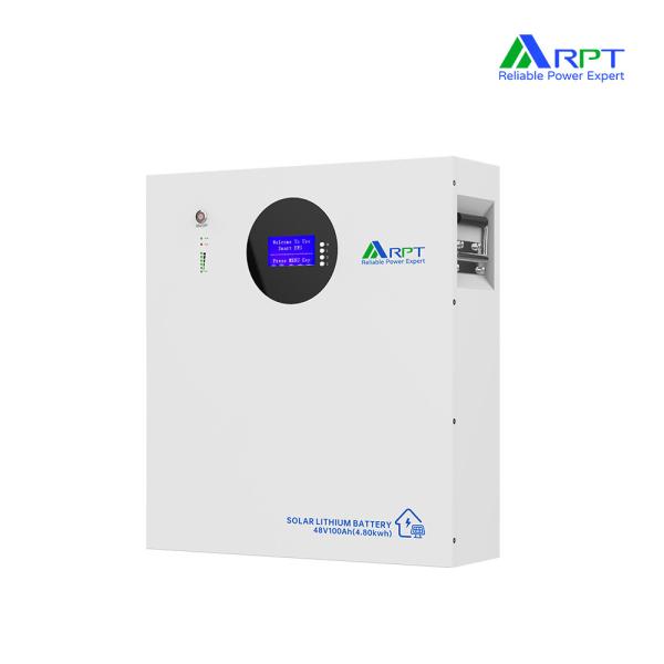 48V Home Energy Storage Battery with 6000+ Cycles at 80% DoD Expandable up to 16 Units and Compatible with Most Inverters