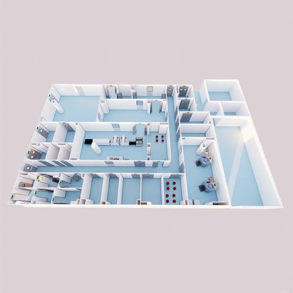 Huaao Modular Cleanroom Construction for Clean Areas Such As Laboratories Clean Rooms Hospitals Computer Rooms Food Processing