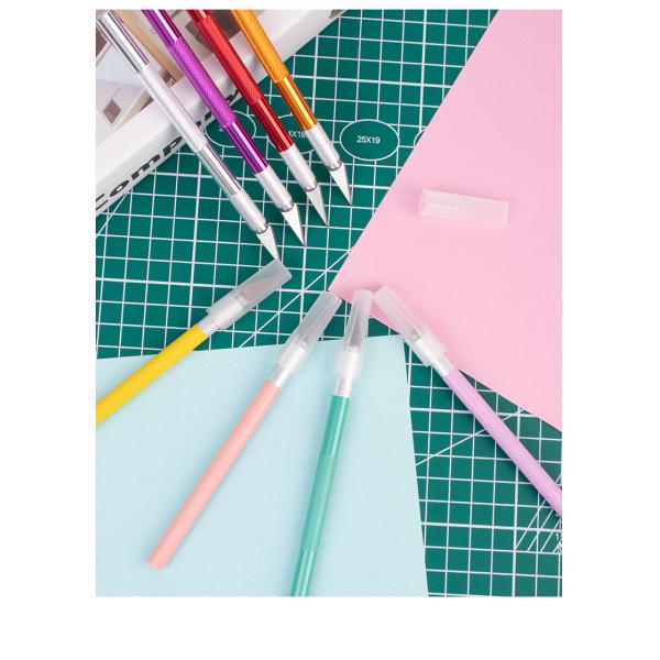 Металлический рукоятка скальпель лезвие Нож для резки резки