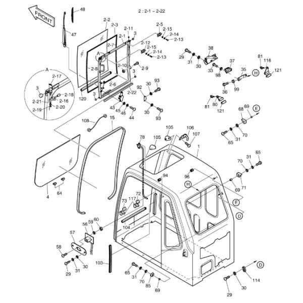 OEM 538 00009 Doosan Spare Parts S140LC V S420LC V Wiper Motor OEM 538 00009 Doosan Spare Parts S140LC V S420LC V Wiper Motor