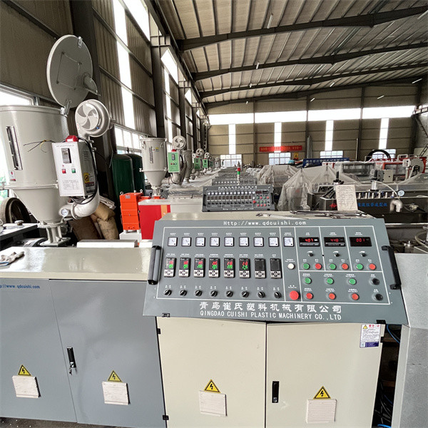 PVC Single Wall Corrugated Conduit Extrusion Machine / CPVC Electrical Conduit Pipe Making Line / WPC Pipe Production Equipment