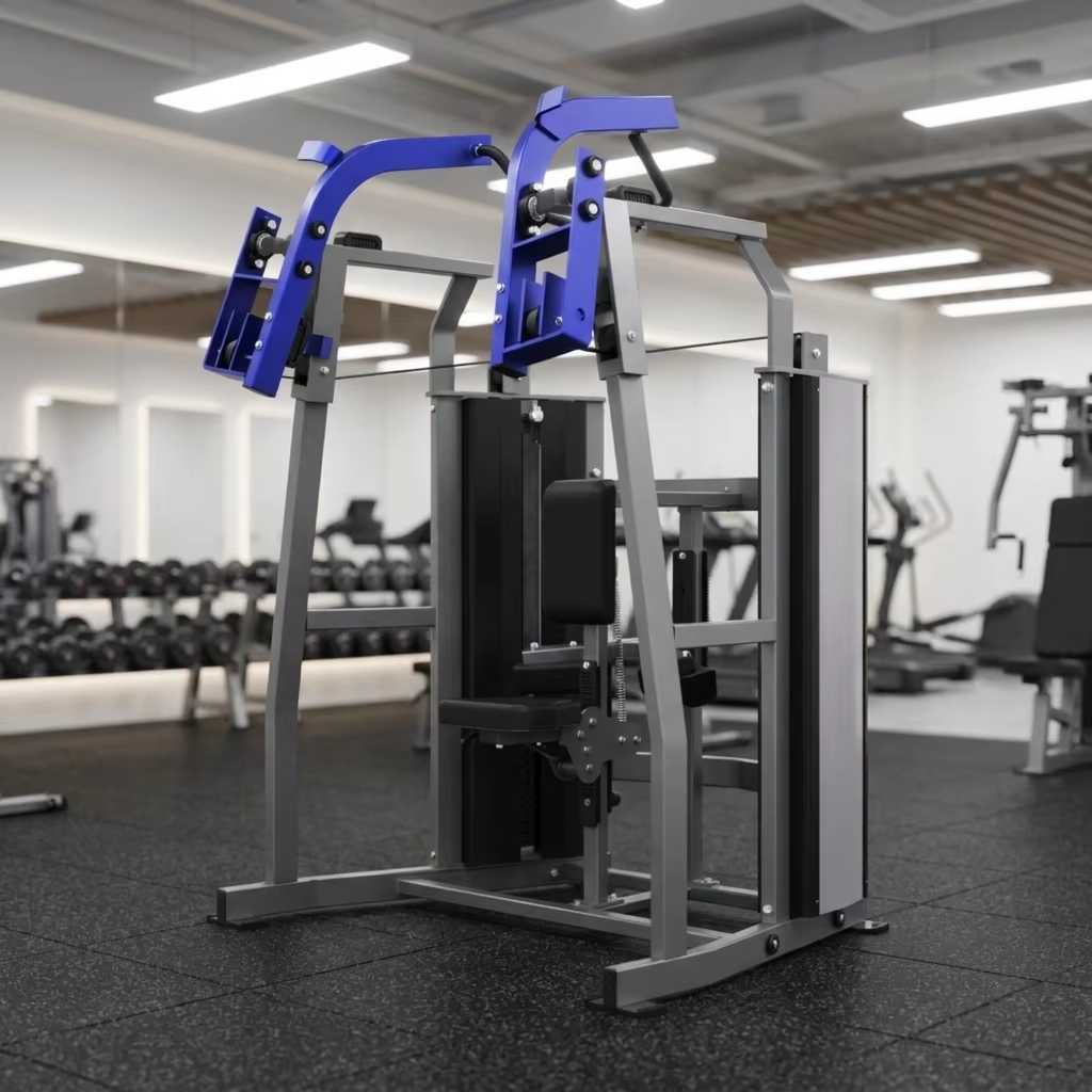 ISO Lateral Front Pull Down Machine Commercial Gym Equipment for Lat & Biceps Training