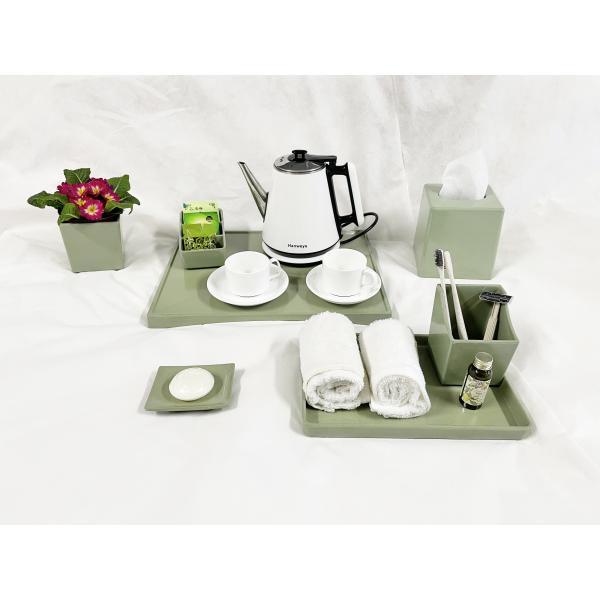 Boîte favorable à l'environnement à café et à thé pour la chambre d'amis d'hôtel