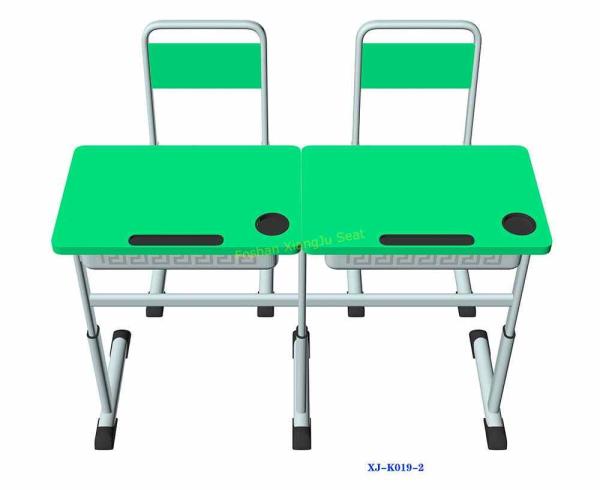 OEM Student Desk And Chair Set , Lifting 1.5mm Iron Aluminum Frame Modern Classroom Chairs