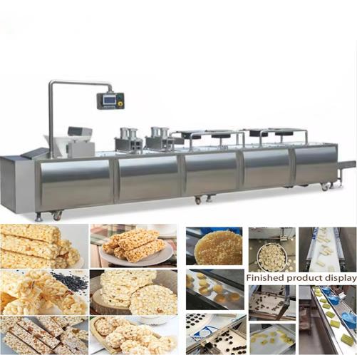 Comida automática soplada alimenticia curruscante eléctrica de la barra del cereal que hace la máquina