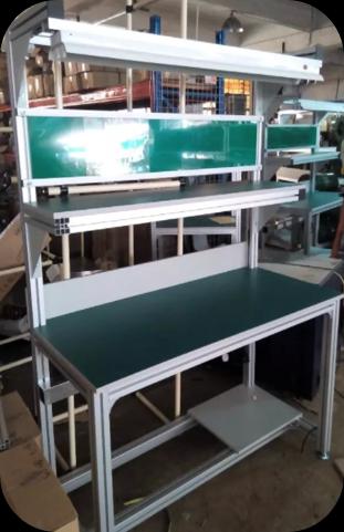 Promoting Recycled Aluminium Profiles Lean Assembly Line with Easy Assembly and Specialised Connectors