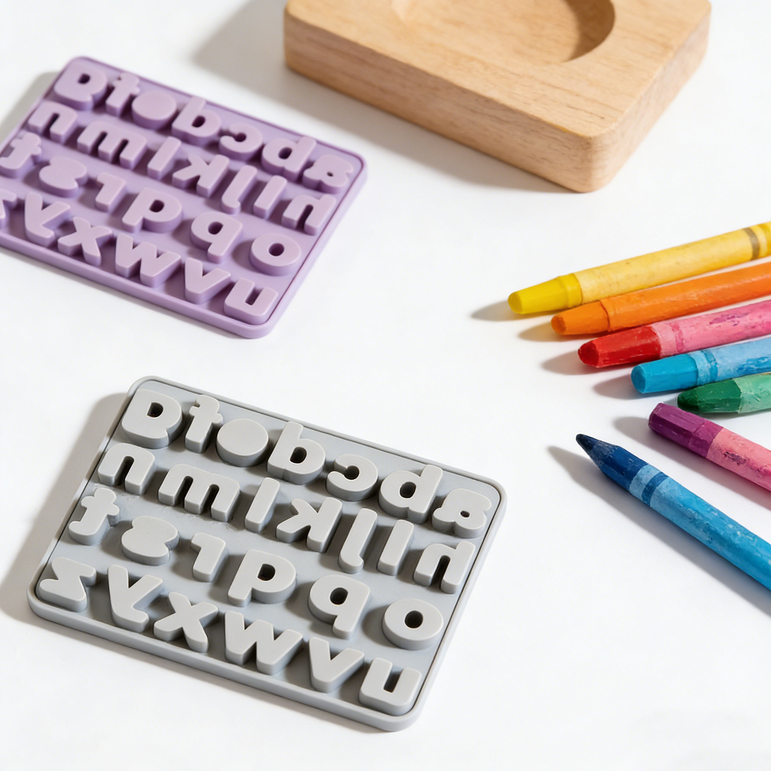 Microwave Safe Letter Silicone Mold Suitable for Cake Decorating Cookie Pressing Candy Casting Epoxy Resin Soap Ice Cube