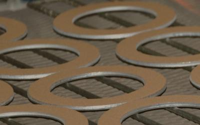 Metal - Polymer Bronze Thrust Plate  Washer Excellent Heat Dissipation