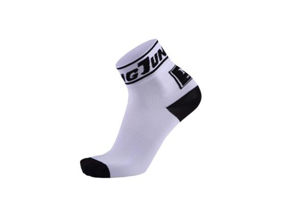 Anti - Bacterial Crew Men Custom Sports Socks  /  Breathable Athletic Ankle Socks