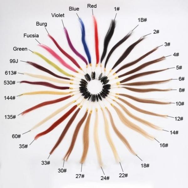 20 CM Hair Color Wheel / Colour Ring, 8 32 Popular Colors Human Hair Color Wheel / Colour Ring For Sale