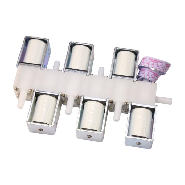 Fin normale miniature de 12 de volt de l'eau manières de la vanne électromagnétique 2 pour le fabricant de café