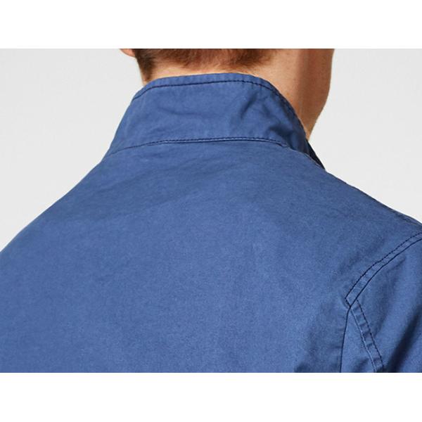 Full Sleeve Denim Fabric Casual Jean Jackets / Adult Blue Denim Jacket