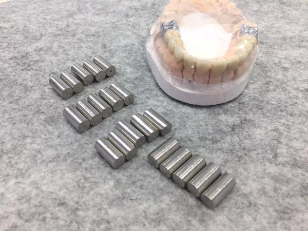 270HV10 Hardness Nickel Silver Alloy , Dental Casting Alloys Shot / Pellet Appearance