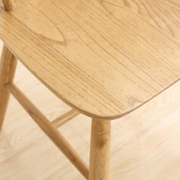 Economical Dining Room Solid Wood Chairs High Back For Family / Restaurant