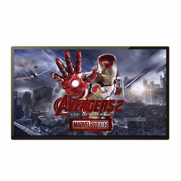 montagem da parede da exposição tela táctil do quiosque de uma propaganda de 32 polegadas capacitivo para o cinema
