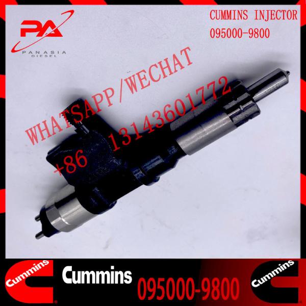 Real price High Quality Common Rail Injector 095000-9800 Diesel Pump Injector 095000-9800 for High Pressure Engine