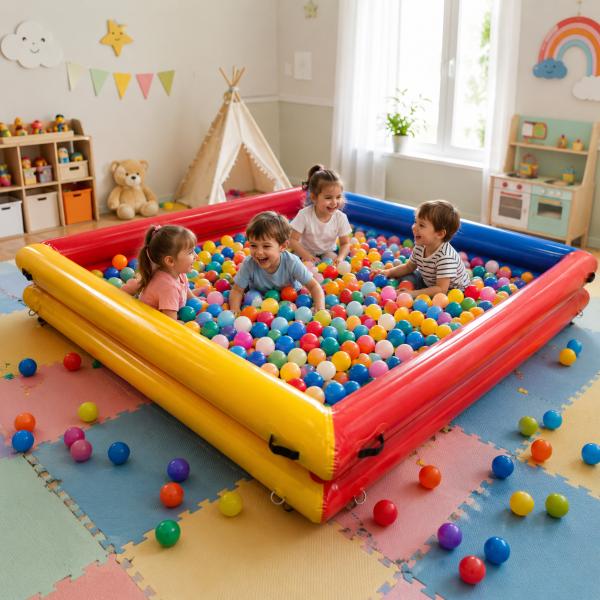 Commercial PVC Inflatable Ball Pit Custom Soft Play Kids Ball Pool for Indoor Playground and Events